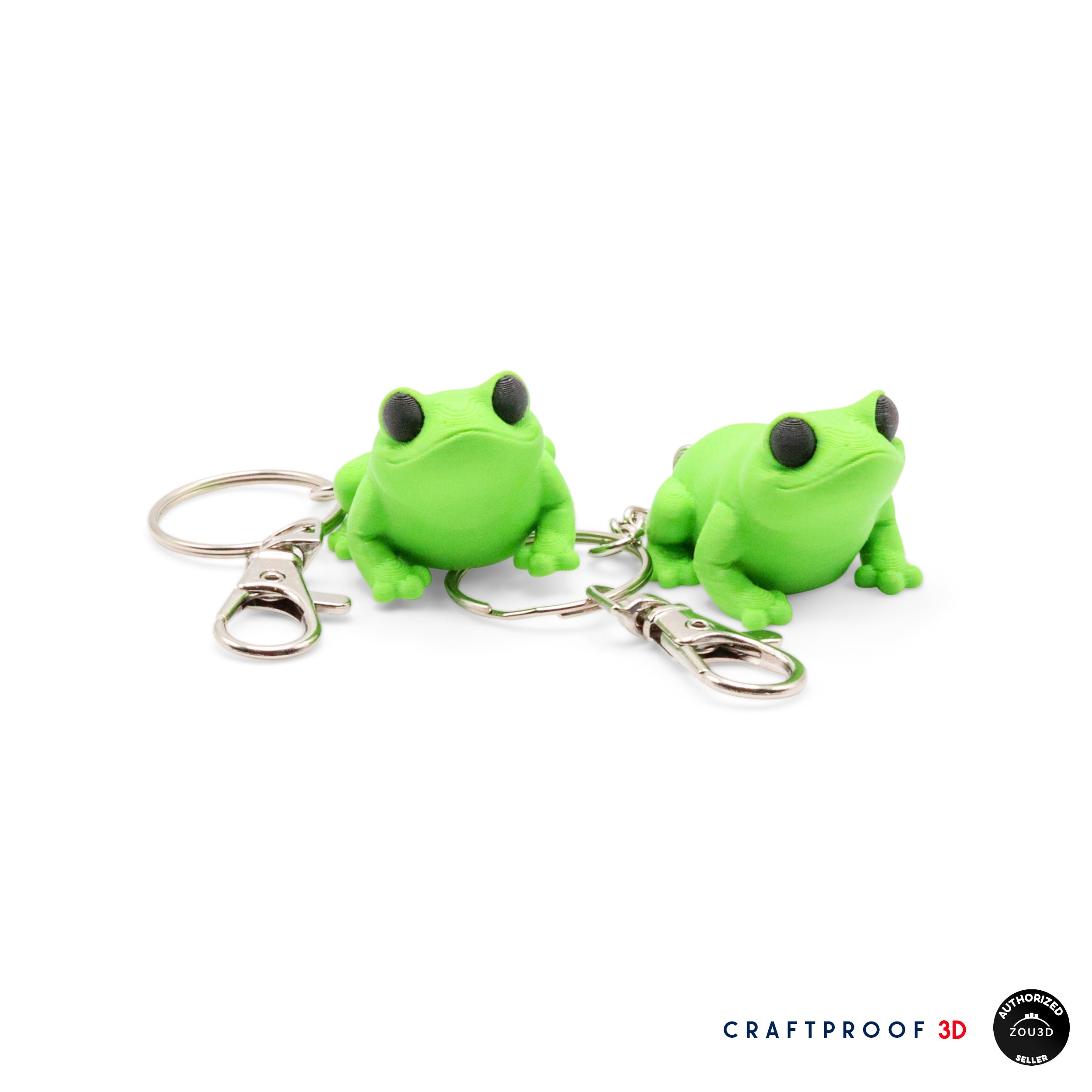 Articulated Frog Keychain