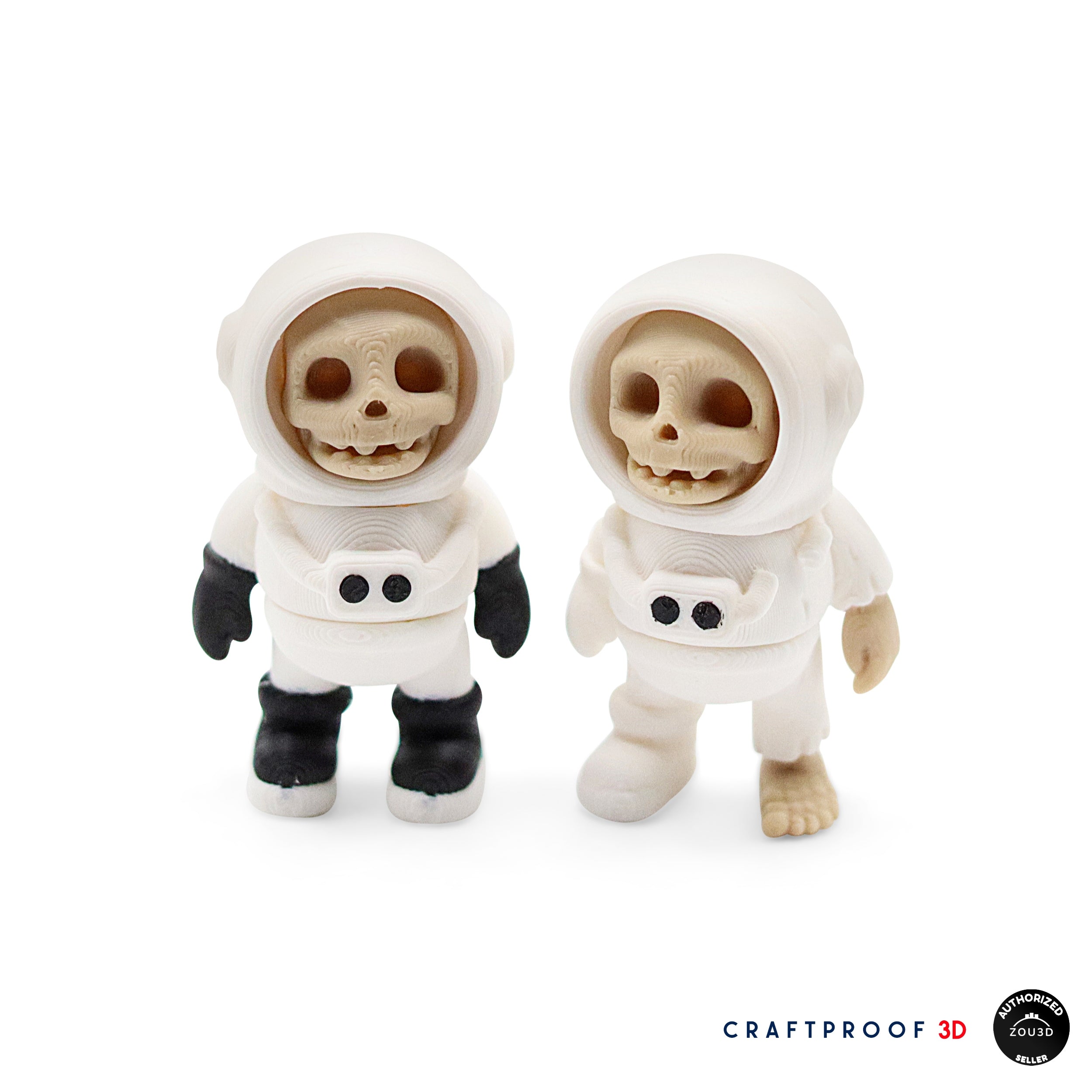 Tiny Skeleton Astronaut