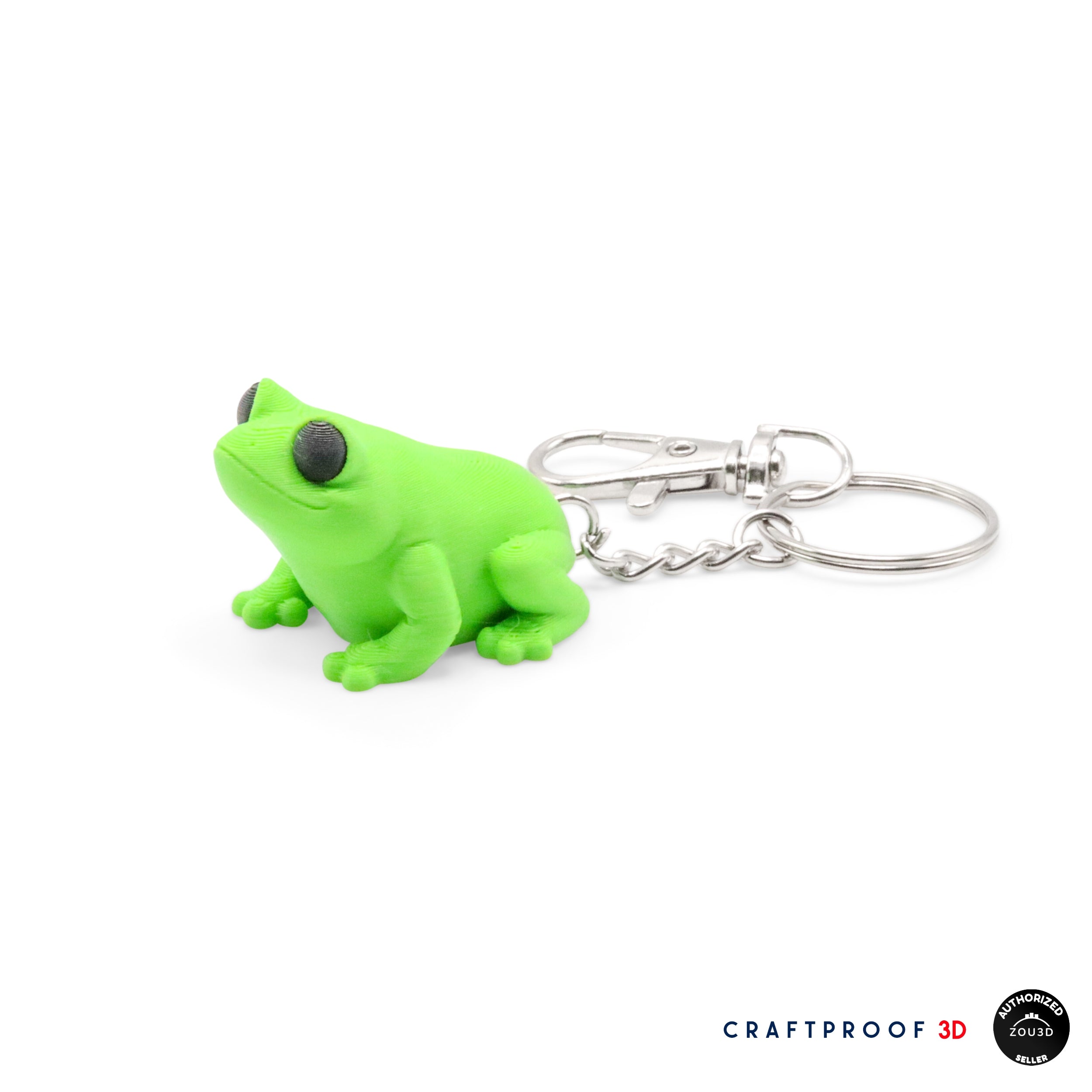 Articulated Frog Keychain