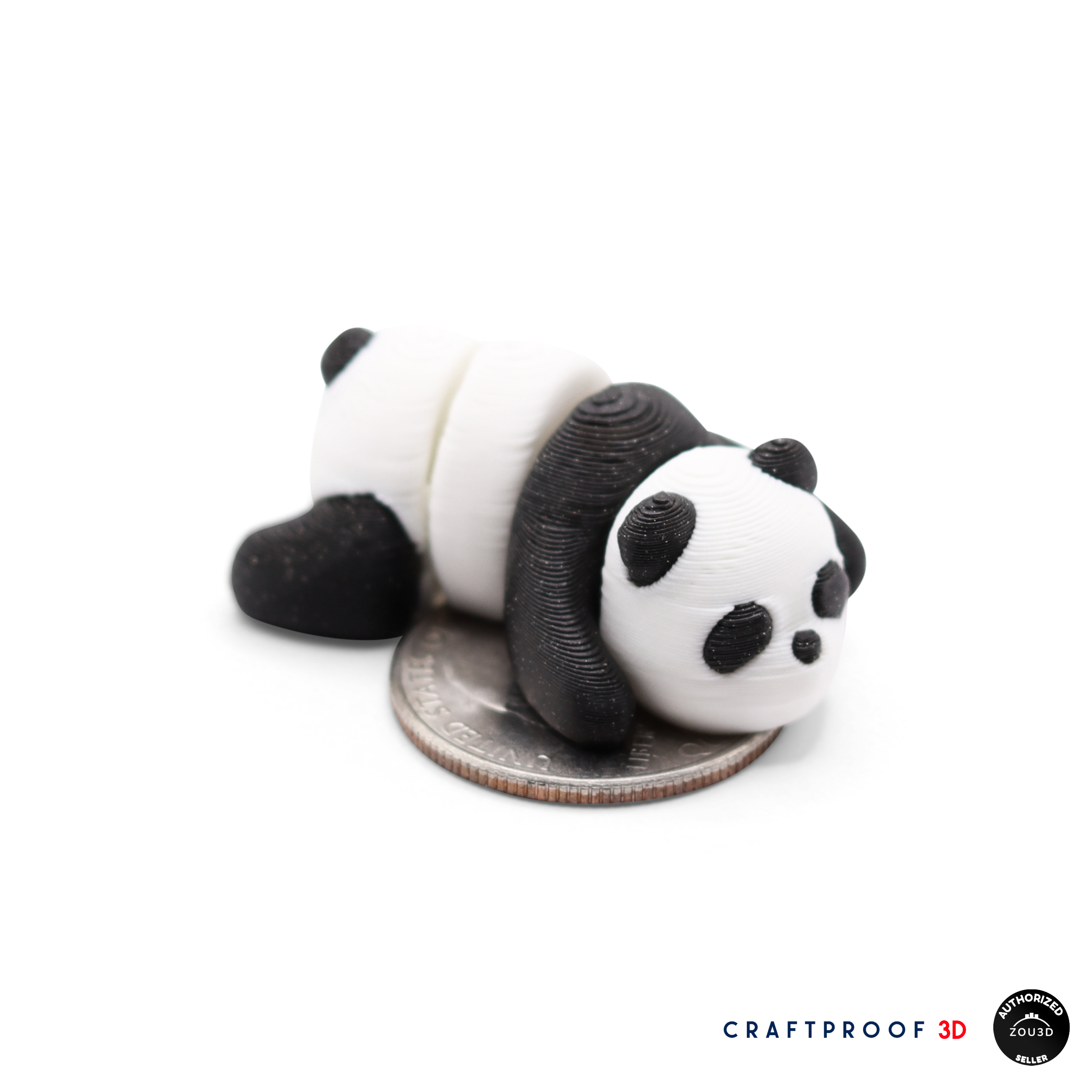 Tiny Articulated Baby Panda