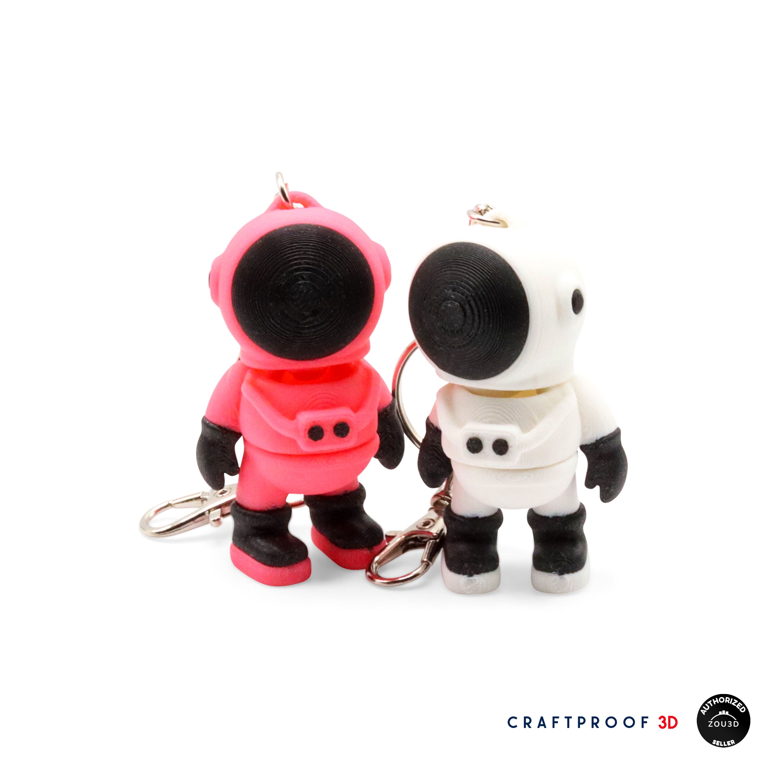 Articulated Astronaut Keychain